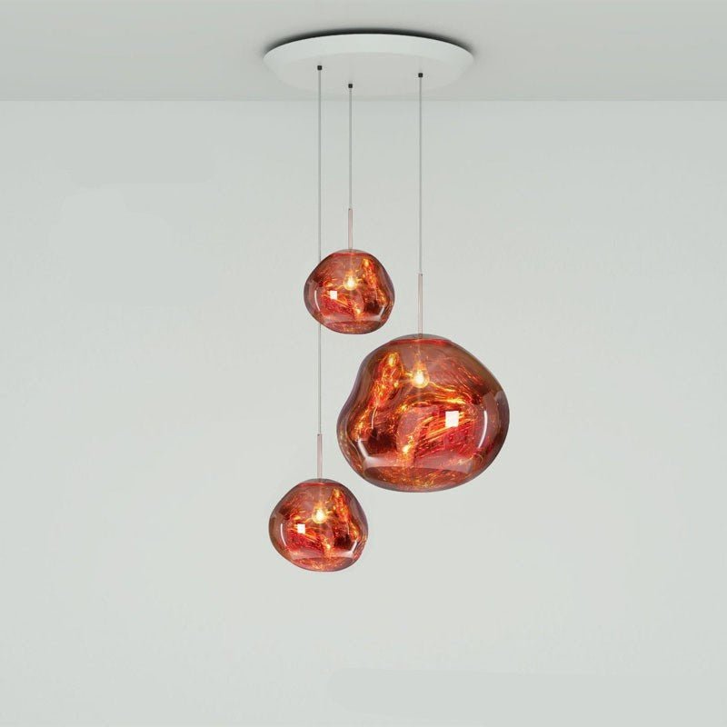 Best new ROCA Modern Glass Colorful Pendant Light P5294