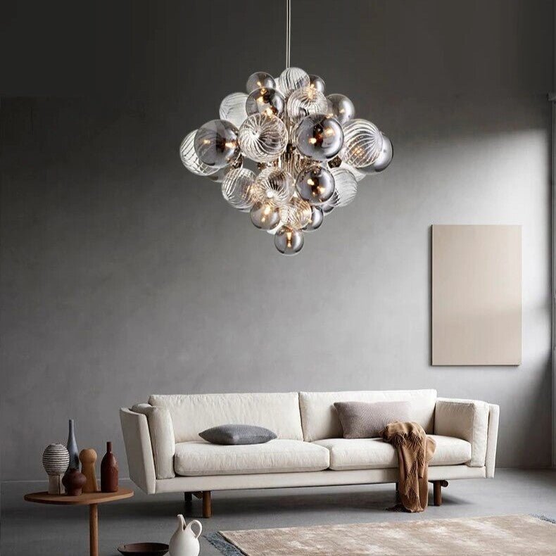 Best new ROSIANA Creative Glass Ball Modern Pendant Light P5266