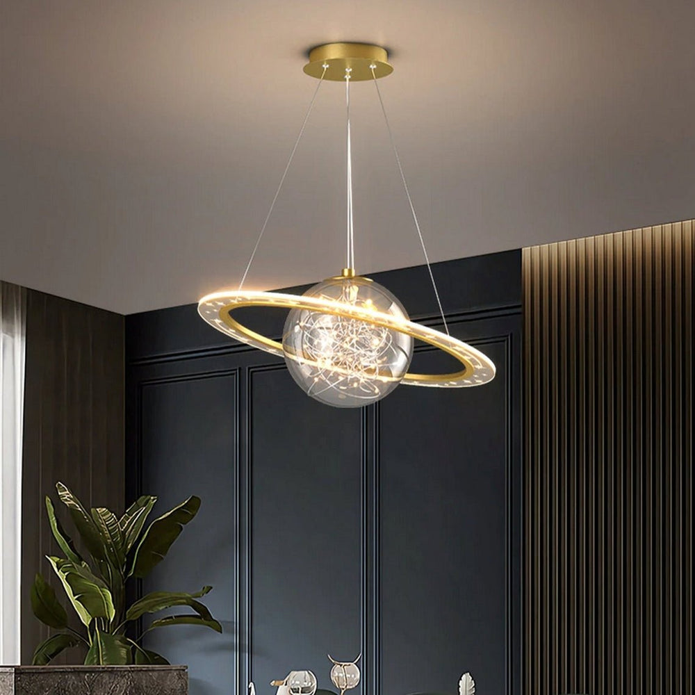 Best new SATURN Luxury Glass Ball Pendant P5025