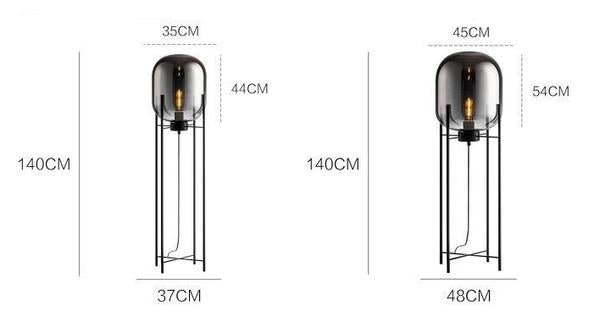 Best new SENCILLA Modern Minimalist Nordic Home Decor Novelty Glass Floor Lamp