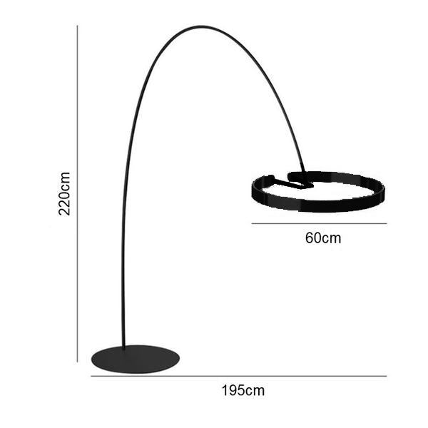 STON Black and Gold Floor Lamp