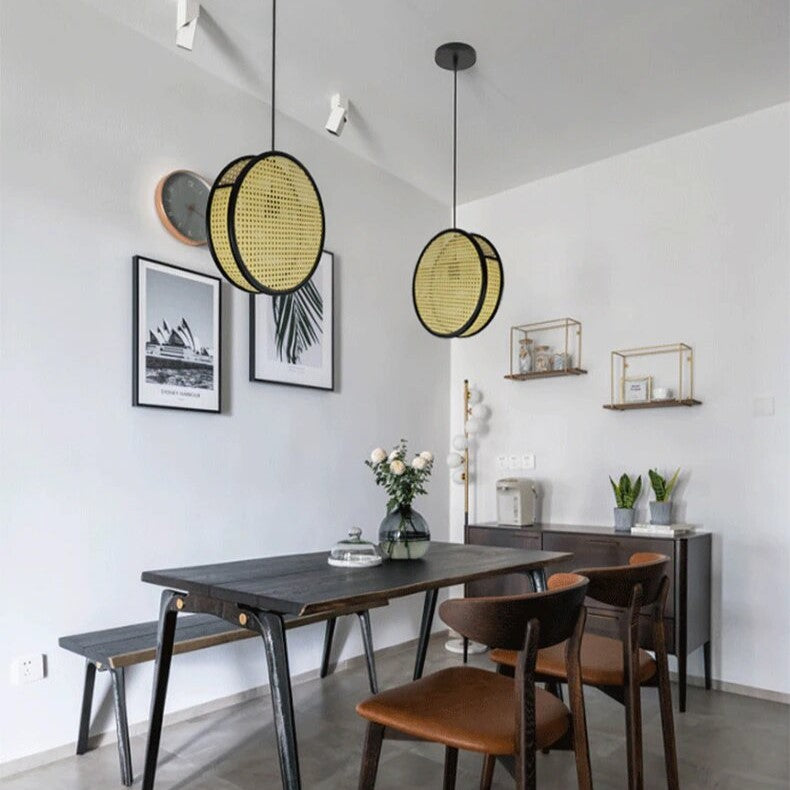 TASHA Kitchen Island Asian Style Pendant Light P5375 – ULURU Lighting