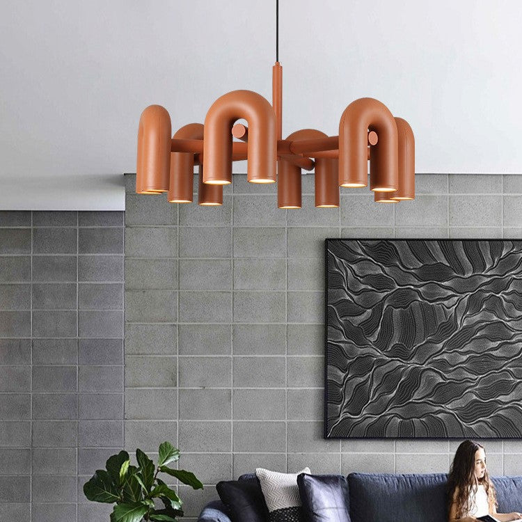 Best new TESS Creative U-Shaped Living Room Chandelier C5380