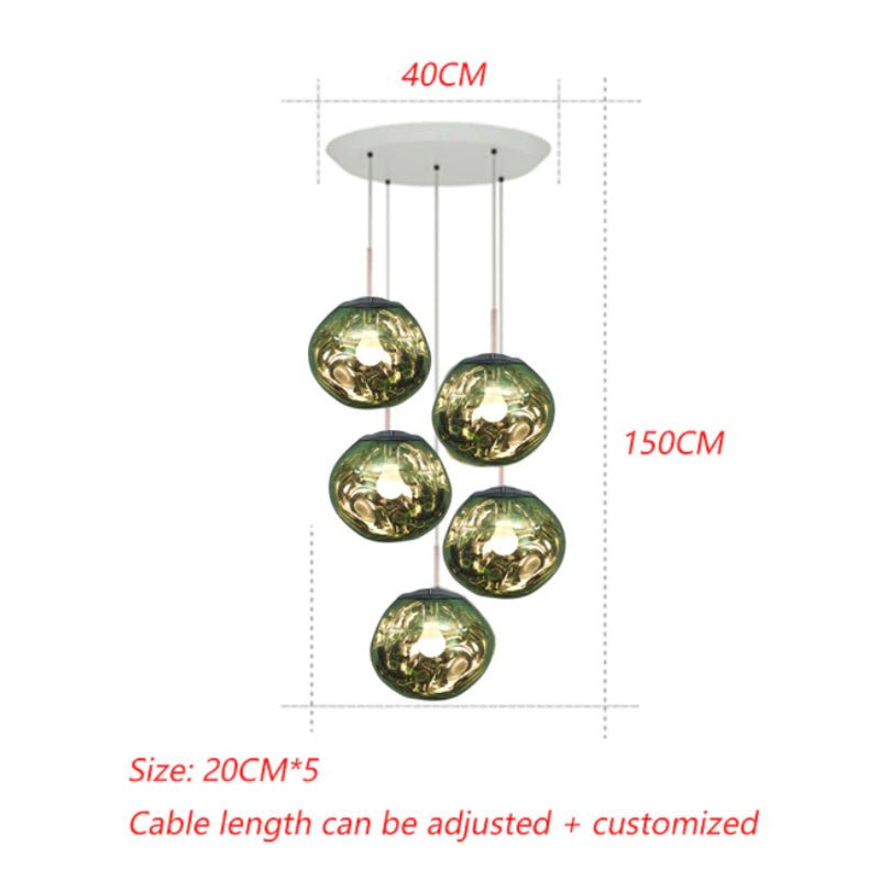 Best new VISTOSA Nordic Colorful Living Room Pendant Light P5293