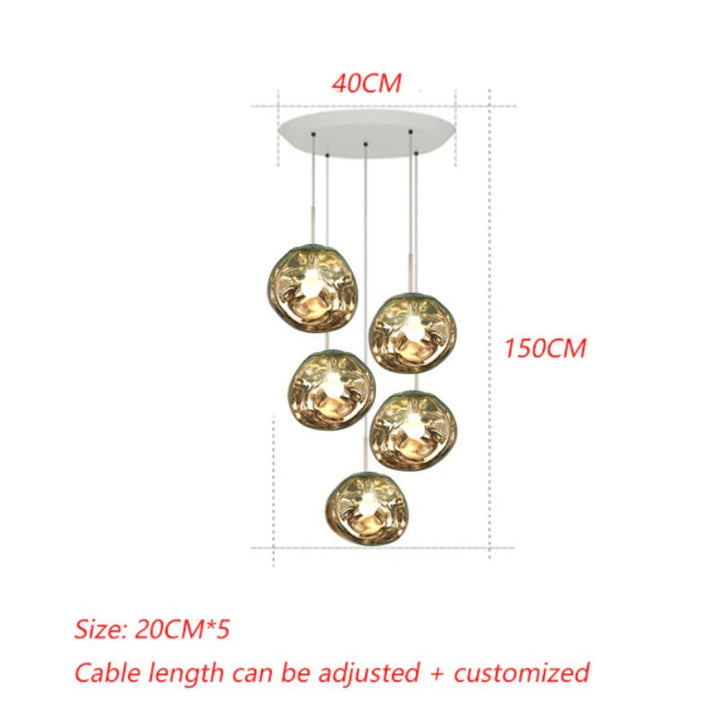 Best new VISTOSA Nordic Colorful Living Room Pendant Light P5293