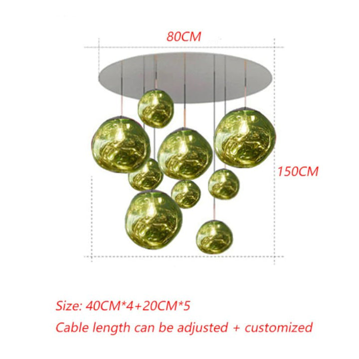 Best new VISTOSA Nordic Colorful Living Room Pendant Light P5293