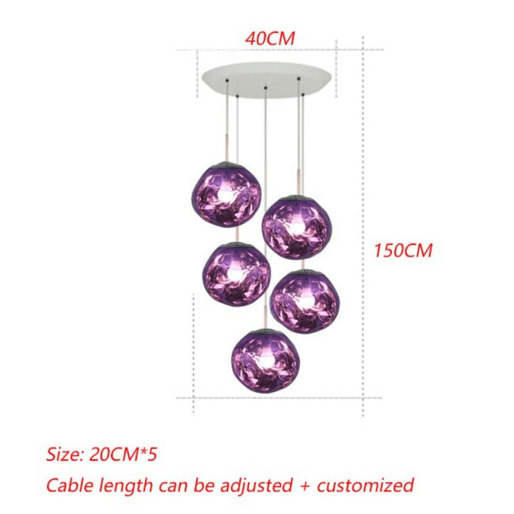Best new VISTOSA Nordic Colorful Living Room Pendant Light P5293