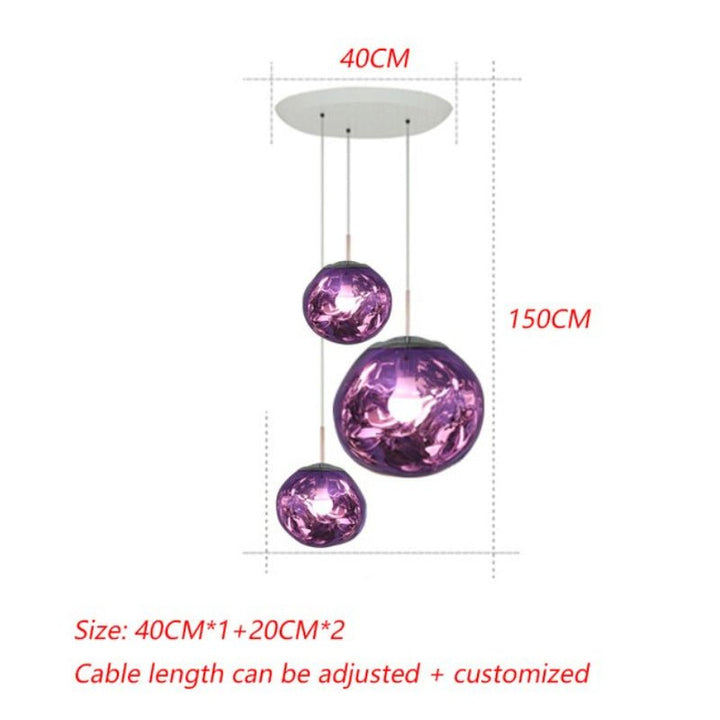 Best new VISTOSA Nordic Colorful Living Room Pendant Light P5293