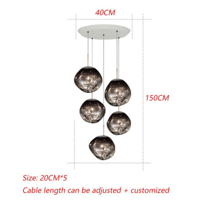 Best new VISTOSA Nordic Colorful Living Room Pendant Light P5293