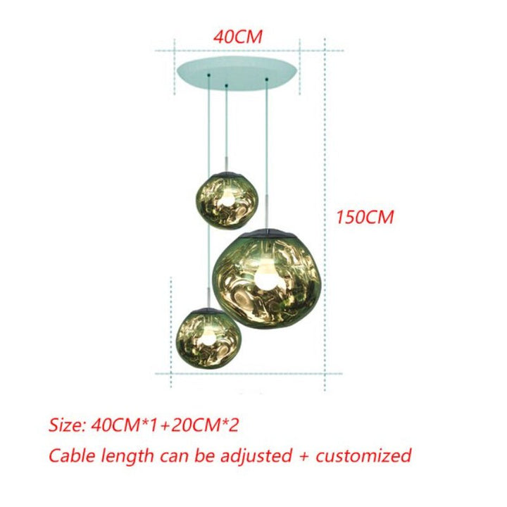 Best new VISTOSA Nordic Colorful Living Room Pendant Light P5293