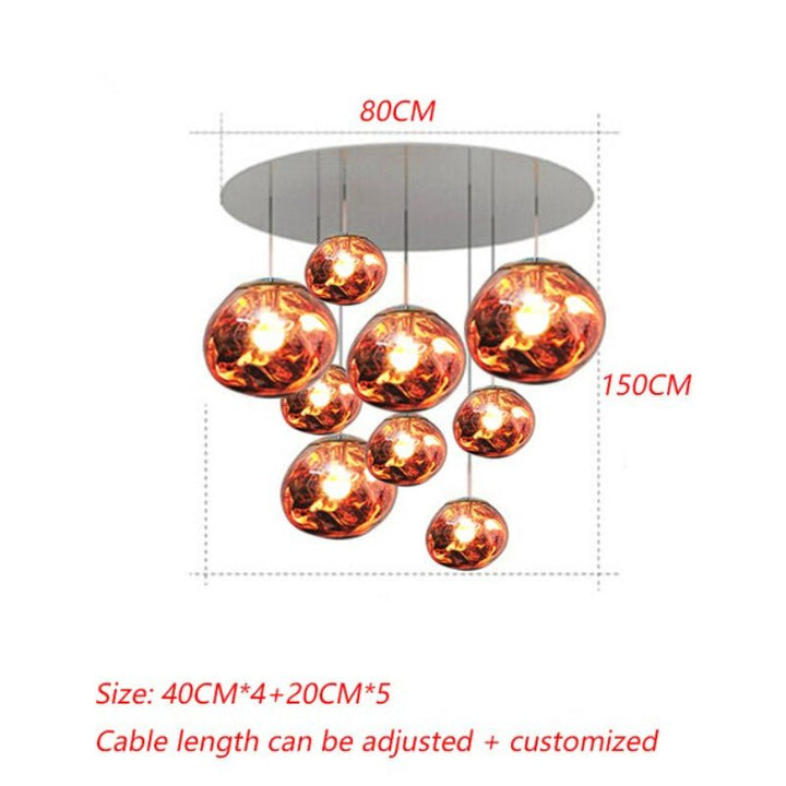 Best new VISTOSA Nordic Colorful Living Room Pendant Light P5293