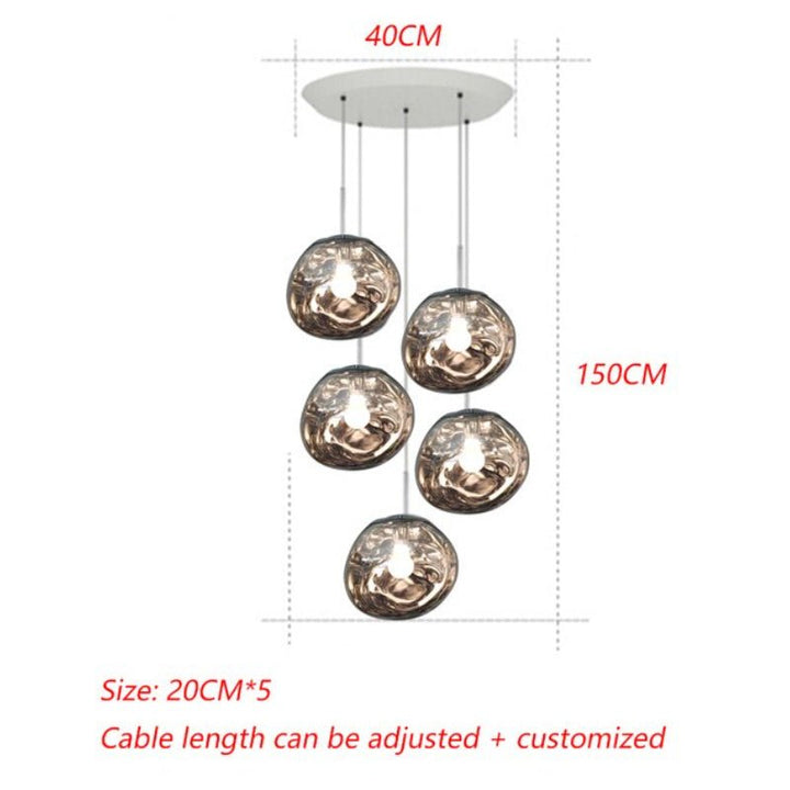 Best new VISTOSA Nordic Colorful Living Room Pendant Light P5293