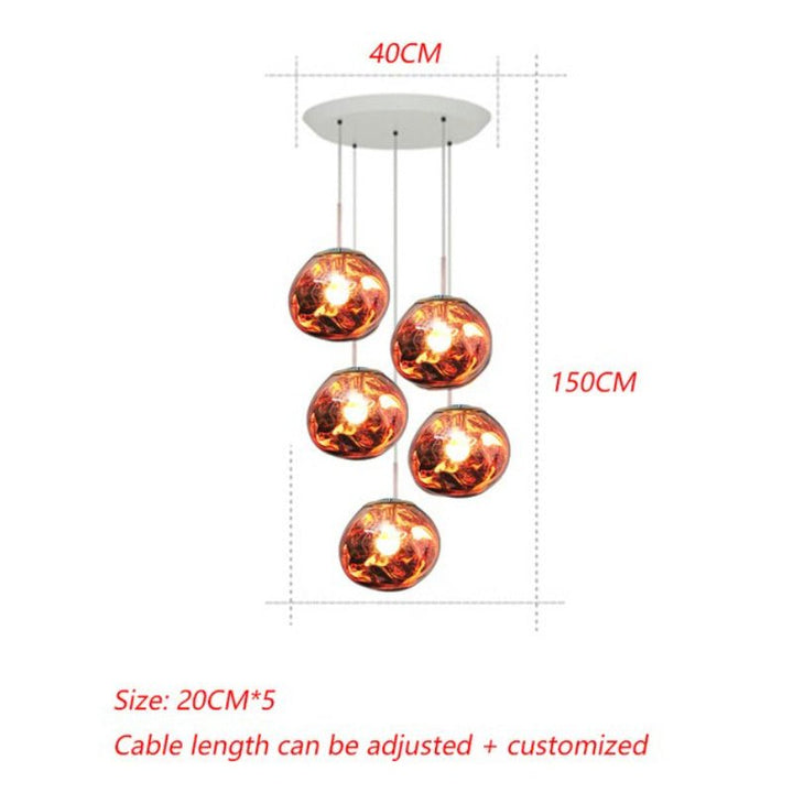 Best new VISTOSA Nordic Colorful Living Room Pendant Light P5293