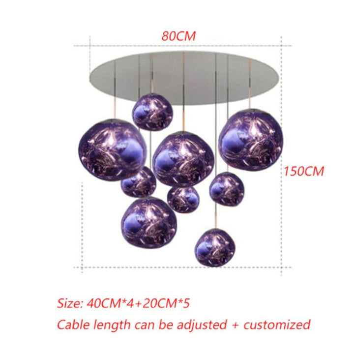 Best new VISTOSA Nordic Colorful Living Room Pendant Light P5293