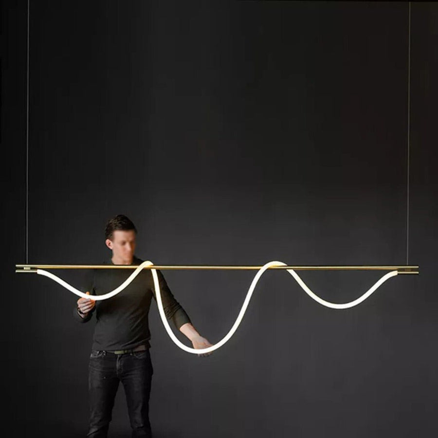 Best new WRIGGLY Modern Led Minimalist Decor Fixture Shades Pendant Light