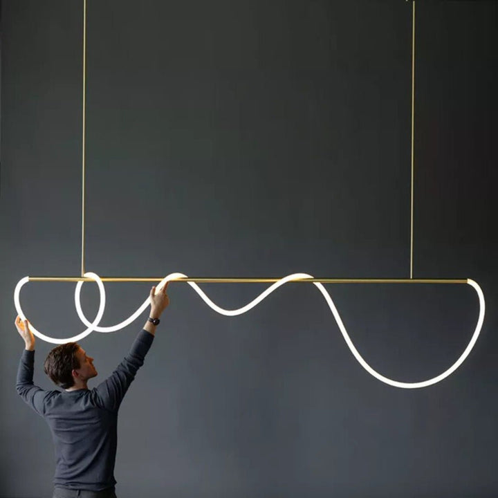 Best new WRIGGLY Modern Led Minimalist Decor Fixture Shades Pendant Light