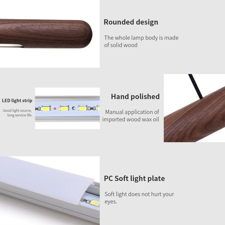 Best new Wood Shades Ceiling Decor Minimalist Ambient Light Handcrafted Modern Lamp
