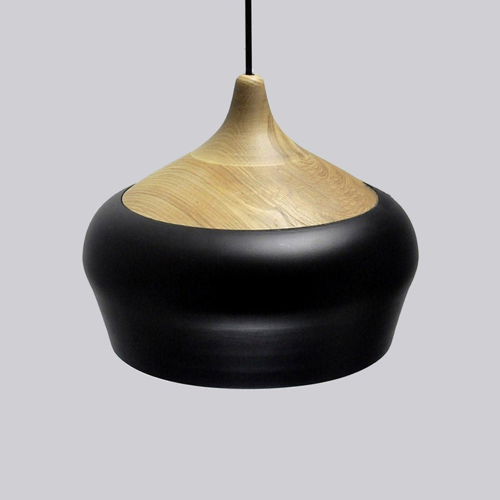 Best new Wood Shades Ceiling Light Fixture Aluminum Modern Style Lamp [No Bulb]